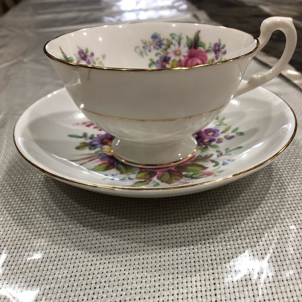 Royal castle cup and saucer